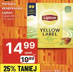 Delikatesy Centrum Herbata ekspresowa Lipton Yellow Label oferta