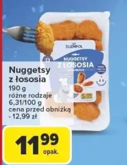 Carrefour Nuggetsy z łososia SUEMPOL oferta