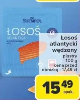 Carrefour Łosoś atlantycki wędzony SUEMPOL oferta