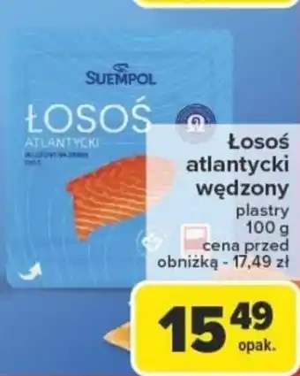 Carrefour Łosoś atlantycki wędzony SUEMPOL oferta