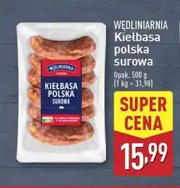 ALDI Kiełbasa polska surowa Wędliniarnia oferta