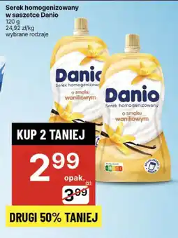 Delikatesy Centrum Serek homogenizowany w saszetce Danio oferta