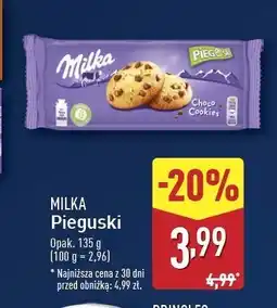 ALDI Ciastka z kawałkami czekolady Pieguski oferta