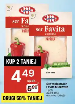 Delikatesy Centrum Ser w plastrach Favita Mlekovita oferta
