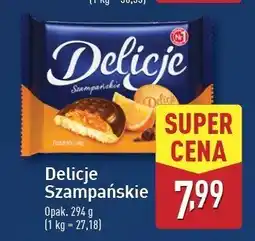 ALDI Ciastka z galaretką pomarańczową Delicje szampańskie oferta