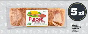 Netto Placek drożdżowy Oskroba oferta