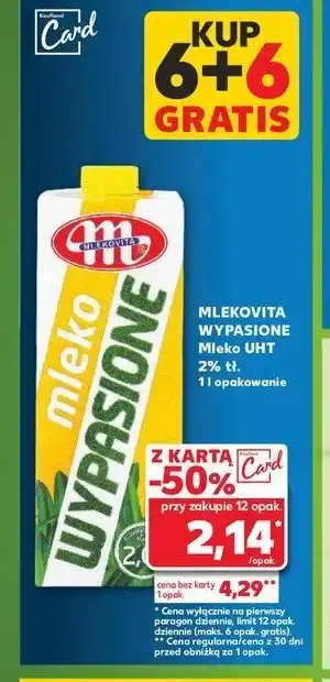 Kaufland Mleko 2% Mlekovita wypasione oferta