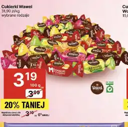 Delikatesy Centrum Cukierki Wawel oferta