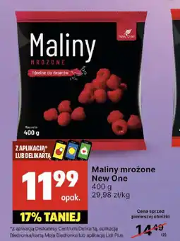 Delikatesy Centrum Maliny mrożone New One oferta