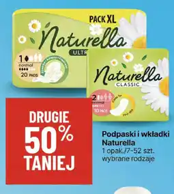 Delikatesy Centrum Podpaski i wkładki Naturella oferta