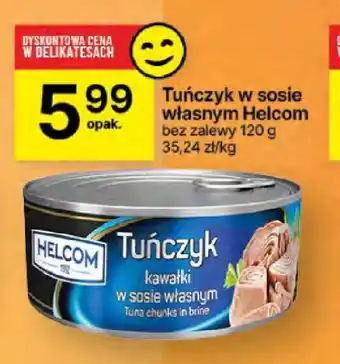 Delikatesy Centrum Tuńczyk w sosie własnym Helcom oferta