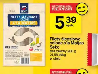 Delikatesy Centrum Filety śledziowe solone a'la Matijas Seko oferta