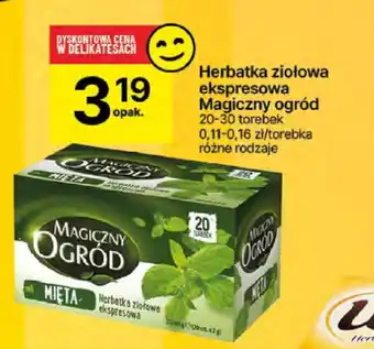 Delikatesy Centrum Herbata ziołowa ekspresowa Magiczny Ogród oferta