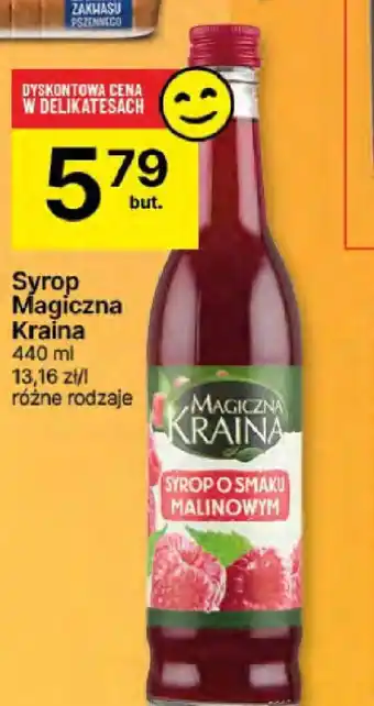 Delikatesy Centrum Syrop Magiczna Kraina oferta