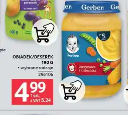 Selgros Obiadek/Deserek Gerber oferta