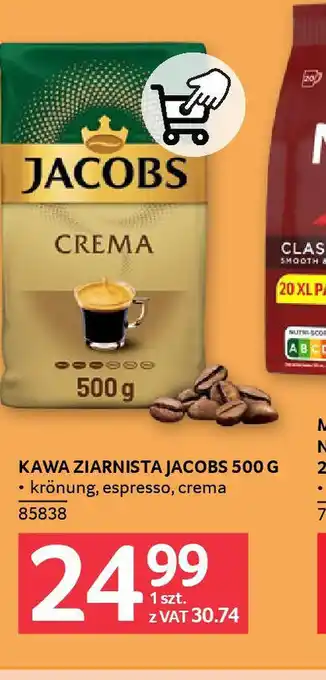 Selgros Kawa ziarnista Jacobs Crema oferta