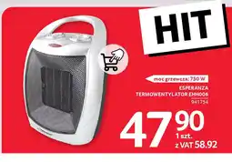 Selgros Esperanza Termo wentylator EHH006 oferta