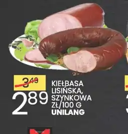 Wafelek Kiełbasa Lisinska, szynkowa UNILANG oferta