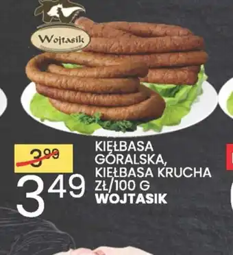 Wafelek Kiełbasa górajska, kiełbasa krucha Wojtasik oferta