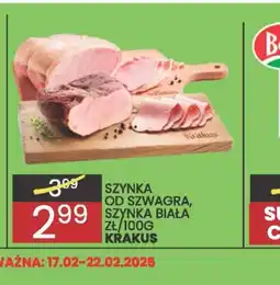 Wafelek Szyna od szwagra/szynka biała Krakus oferta