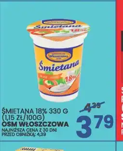 Wafelek Smietana 18% OSM Włoszczowa oferta