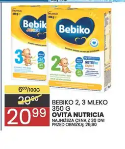 Wafelek Bebiko 2, 3 Mleko 350 g oferta