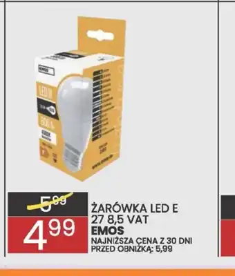 Wafelek Zarówka LED E27 8,5 WATT EMOS oferta