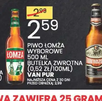 Wafelek Piwo Lomża Wyborowe oferta