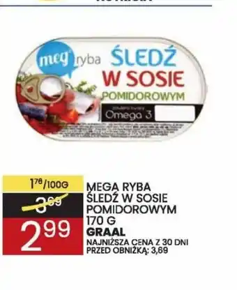 Wafelek Mega Ryba Sledź w sosie pomidorowym oferta