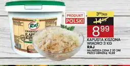 Wafelek Kapusta kiszona wiadro 3 kg oferta