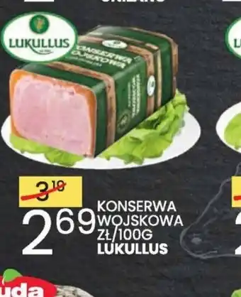 Wafelek Konserwa Wojskowa Lukullus oferta