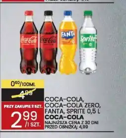 Wafelek Coca-Cola, Coca-Cola Zero, Fanta, Sprite oferta