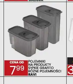 Wafelek Pojemniki na produkty sypkie Grafito oferta