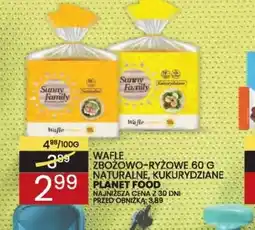 Wafelek Wafle ryżowo-kukurydziane Planet Food oferta