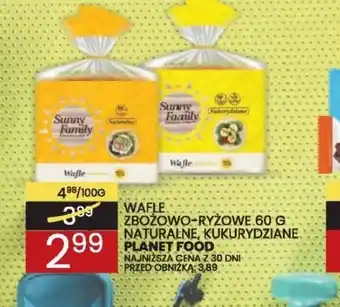 Wafelek Wafle ryżowo-kukurydziane Planet Food oferta