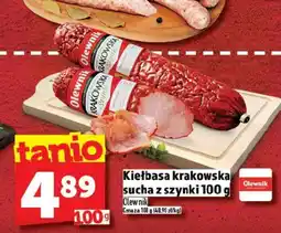 Topaz Kiełbasa Krakowska sucha z szynki oferta