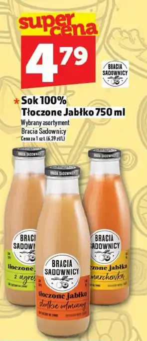 Topaz Sok 100% Tłoczone Jabłko Bracia Sadownicy oferta