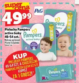 Topaz Pieluchy Pampers Active Baby oferta