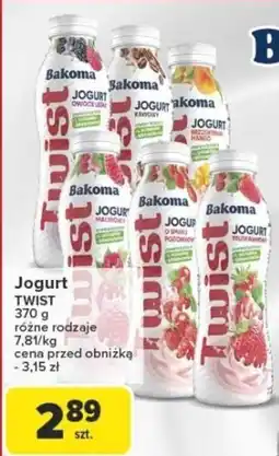 Carrefour Jogurt TWIST  Bakoma oferta