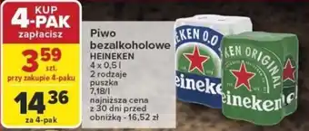 Carrefour Piwo bezalkoholowe HEINEKEN oferta