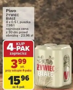 Carrefour Piwo ŻYWIEC BIAŁE oferta