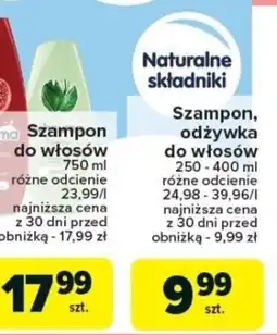 Carrefour Szampon, odżywka do włosów oferta