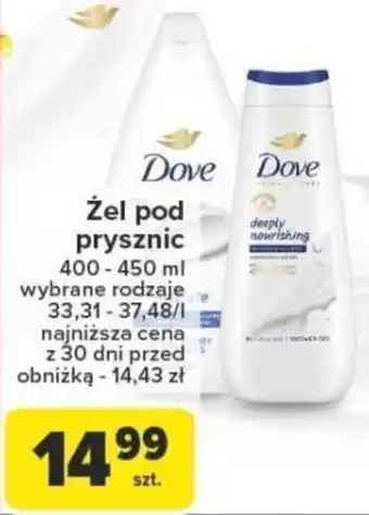 Carrefour Żel pod prysznic oferta