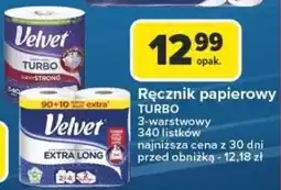 Carrefour Ręcznik papierowy turbo Velvet oferta