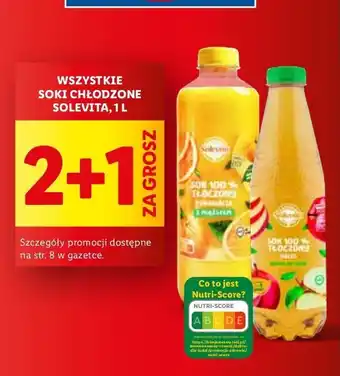 Lidl Sok jabłkowy 100 % Solevita oferta