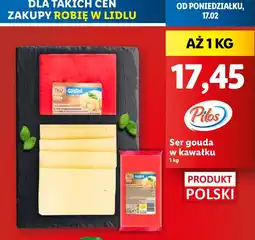 Lidl Ser gouda w kawałku Pilos oferta