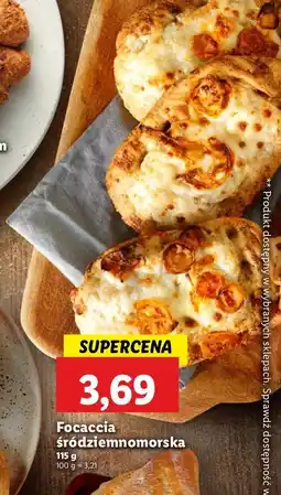 Lidl Focaccia śródziemnomorska oferta