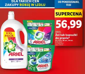 Lidl Kapsułki do prania color Ariel All In 1 oferta