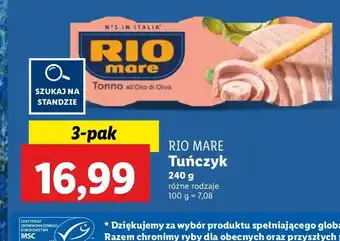 Lidl Tuńczyk w oliwie z oliwek Rio Mare oferta