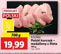 Lidl Medaliony z fileta kurczaka Rzeźnik Codzienna Dostawa oferta